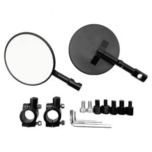 Có thể điều chỉnh 360 Xoay hông xe máy gương kính chống vỡ 22mm tay lái hệ thống gắn tăng cường lái xe an toàn