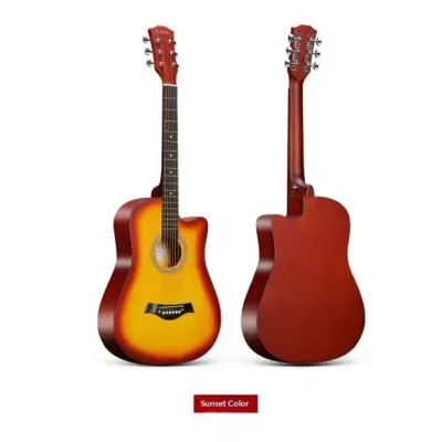 38 Inch Beginners Practice Students Guitar Acoustic Guitar with Accessories