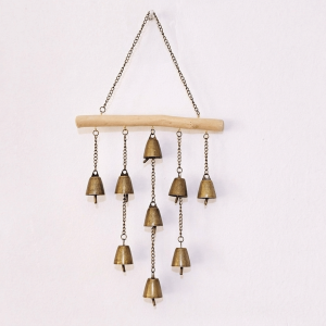 JUVIAAL Crisp Sound Metal Wind Chime Vintage Decorative Door Bell Garden Hanging Metal Bells Iron Art Wind Chime Garden
