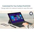 Surface Pro Wireless Bluetooth Keyboard For Microsoft Surface Go 1 Go 2 Go 3 Go 4 Pro 7 Pro 6 Pro 5 Pro 4 Pro 3 Cover Ultra-Slim Wireless Bluetooth Keyboards With Trackpad. 