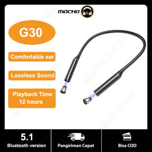 MOCHO G30 Headset Bluetooth Full Bass TWS Earphone Sport Magnetik Wireless Bass Stereo Headphones