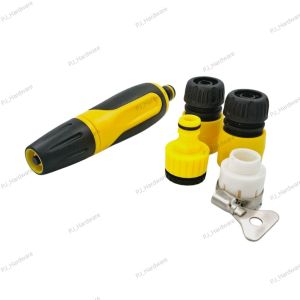 หัวฉีดรดน้ำสวมเร็ว ปืนรดน้ำต้นไม้ ราคาประหยัด ปรับปริมาณน้ำได้ ต่อสายยาง4หุน(1/2")