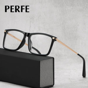 【Ready Stock】Glasses for Men New Men Eyewear Glasses Mens TR90 Ultra Light Anti-Blue Ray Glasses Male Business Casual Eyeglasses Square Plain Replaceable Lens Eye Glasses with Myopia Frame for Men Man