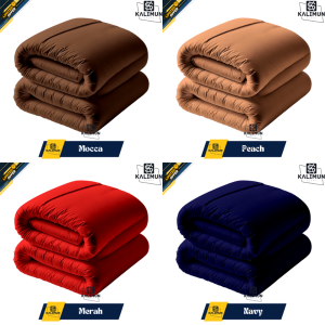 Bedcover Only 200x210 Selimut Polos Aesthetic