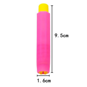 10Pcs Adjustable Chalk Holders Prevent Breakage Teacher Chalk Stick Clip Sleeve (Random Color)