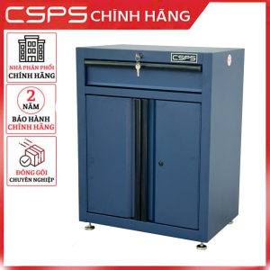 Tủ dụng cụ CSPS 61cm - 01 hộc kéo màu xanh dương chân tăng chỉnh