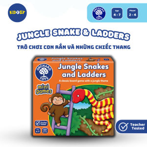 Trò chơi Jungle Snakes & Ladders Mini Game giúp trẻ phát triển kỹ năng đếm và khả năng quan sát
