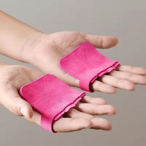 AODDO 1PC/ 1 Pair Cowhide Leather Weight Lifting Gloves Anti-Slip 9 Colors Gym Glove Accessories Hand Grips