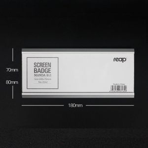 Papan Nama Sliding Bahan Logam Tempat Papan Nama Self Adhesive