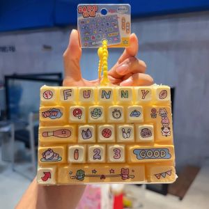 26-Key Stress Relief KeyboardToy Keychain Non-stop Happiness CuteCreative Student Children Birthday Gift Small Pendant Accessory