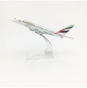 Emirates Airlines A380 Aircraft Model 16cm Die-cast Metal Airplane Model Plane Kids Gift Toy