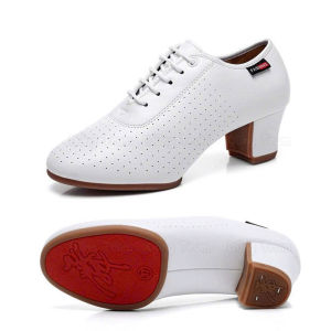 Giày khiêu vũ gót vuông 5cm thiết kế lỗ cực thoáng khí KV24