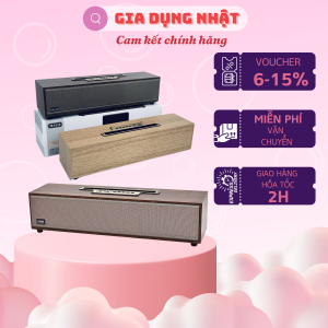 (Thiết kế vân gỗ) Loa Bluetooth XM-520 Nghe Nhạc Hay Âm Thanh Sống Động Hỗ Trợ Cắm Usb Thẻ Nhớ Pin trâu