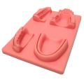 ZHONGMEET Silicon Mô hình khâu răng miệng/nướu Thực hành khâu vết thương 4 loại vết thương Đệm khâu da miệng Có thể tái sử dụng Mềm mại Mô hình giảng dạy nha khoa Dành cho giảng dạy nha sĩ. 