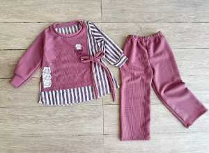 Stelan Knit Waffle Anak Perempuan