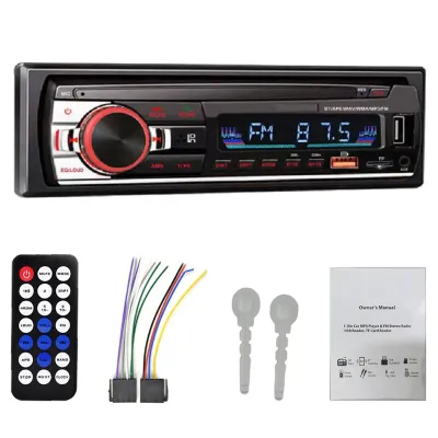 🇵🇭 JSD-520 12V Car Stereo In-dash Radio Bluetooth FM MP3 Aux With USB SD MMC WMA 1 Din Receiver Player With Remote Control