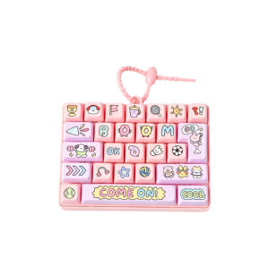 Gaming Keyboard Compact 26-Key Mechanical Keyboard Portable Mini Keypad Stress Relief Keyboard Mechanical Switch Small Keyboard for Office Students Study Desk Use