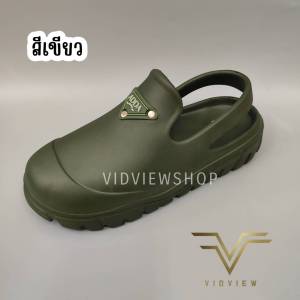 VIDVIEW !!ลดสนั่น!! รองเท้ารัดส้น หญิง Adda 59M01 เบอร์ 36-40 เนื้อยาง ใส่สบาย รองเท้าแฟชั่น