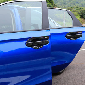 For 11th Honda Civic FE 2022 2023 Door handle/ door bowl protection Cover Panel Carbon black body decoration sticker modification Car product Accessories