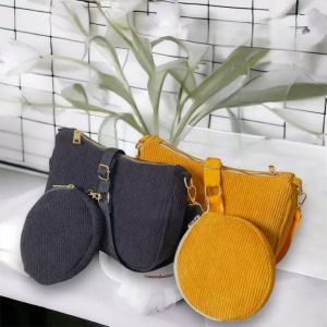 Tas Bonitha Selempang Wanita / Tas Selempang Corduroy Dompet Bulat