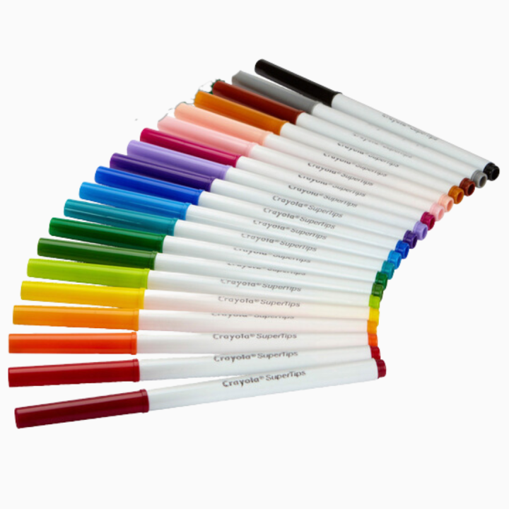 InspireUsHome Crayola Super Tips Washable Markers 1PC Random