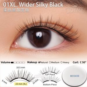WOSADO On-Eye⚡️No.1-50 ALL+XL Designs Reusable Wosado Magnetic Eyelashes Fake Eyelash Extension Silky Frost Ice Black Pear Blossom Cloudy Cookie Chiffon Velvet Diamond Honey Cuddly Bunny Foxy Legend 2.0 Iris Barbie Pudding