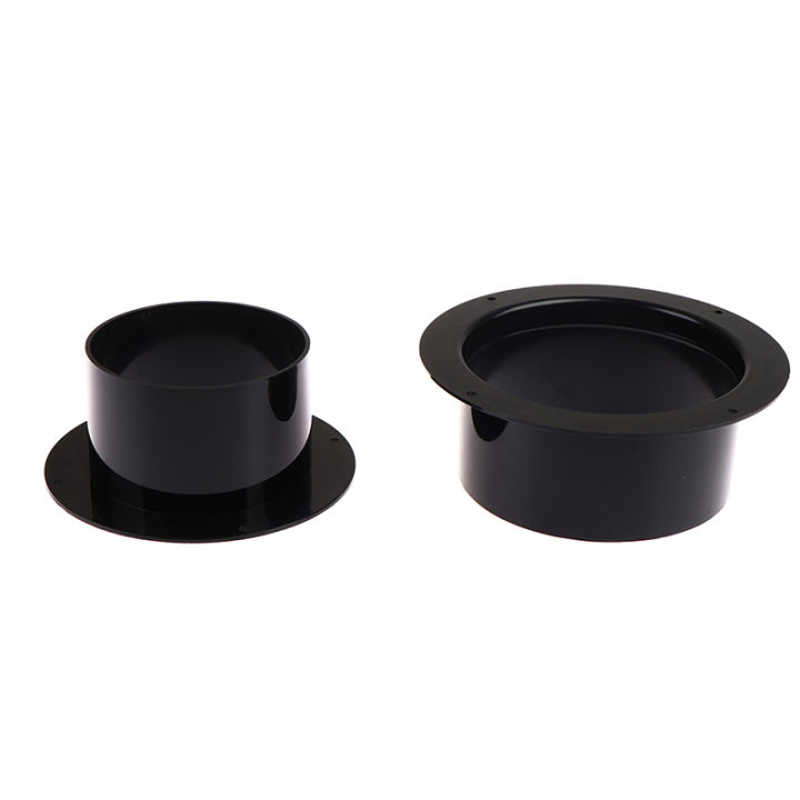 Adaptateur De Hotte ABS 4-6 Pouces – Raccord De Ventilation Mural Pour Conduit D'air, Noir Et Costaud !