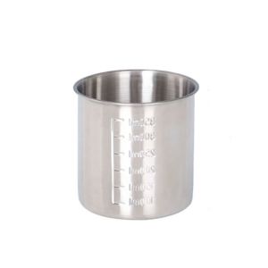 TITUSG with Scale Stainless Steel Measuring Cup 250/350ML Anti-fall Baking Container Household Rustproof Measuring Holder Laboratory