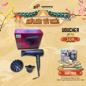 Máy sấy tóc Philips series 5000 BHD510/20 nội địa Đức công suất 2300W kèm 3 phụ kiện đầu sấy tạo kiểu GermanySnT 210063