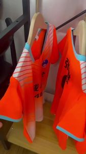 [ Free Shipping ] Customized childrens table tennis uniforms summer quick-dry childrens badminton jerseys competition training team uniforms