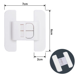 ที่ล็อคตู้เย็น ป้องกันการหนีบมือเด็ก อเนกประสงค์ ติดกาวไม่ต้องเจาะ ที่ล็อคกันเด็กเปิดประตู ล็อคตู้