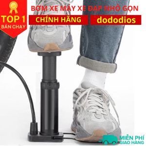 Bơm đạp chân xe đạp xe máy dododios ống xilanh bền đẹp