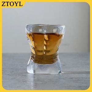 ZTOYL 1PC Mới Độc Đáo Bia Cup Vui Người Đàn Ông Phụ Nữ Cơ Thể Hình Trong Suốt Rượu Vang Thủy Tinh Thanh Drinkware Cocktail Cốc Cà Phê Nước Trái Cây Teacup