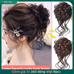 QK FA ✨ Tổng hợp xoăn Bun lộn xộn Claw chignon Clip đàn hồi tóc scrunchies hairpieces Donut updo tóc miếng đối với phụ nữ