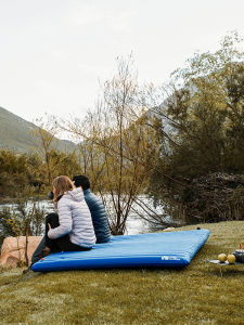 MOBI GARDEN Camping Single Double Sleeping Pad Air Mattress Bed Inflatable Portable Cushion