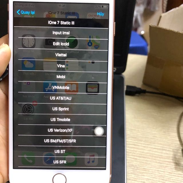 Sim ghép ione 7 stactic III cho iphone 5 iphone 6 đến iphone x