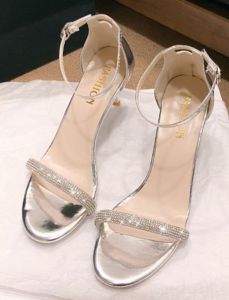 【JESSICASTORE】Korean Wedding fashion lady Sandal with Heels  style that had 3 inches of heels #819