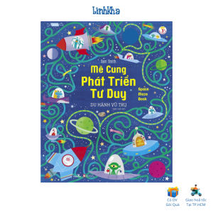 Sách Mê cung phát triển tư duy Du hành vũ trụ - càng chơi càng thông minh - Vizibook