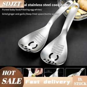 SDJZT Dụng cụ nhà bếp đa năng bằng thép không gỉ dùng để chế biến thức ăn: đồ nạo tỏi gừng rau củ máy xay muỗng đồ dùng nhà bếp