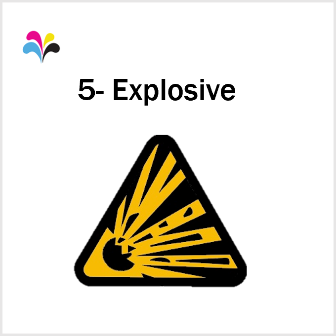 Safety Sign Sticker Hazardous High voltage Toxic Poisonous Biohazard ...