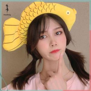 FUJIAS2🦋 Lovely Animal Accessories Party Headwear Hair Hoop Shark Dinosaur Cartoon Hair Clip