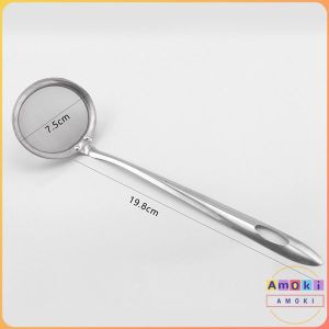 Amoki Kitchen Stainless Steel Mesh Spoon Sifter Sieve Filter Kitchenware Cooking Strainer S/M/L