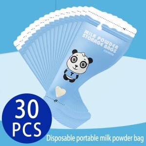 30pcs/bag Disposable Milk Powder Storage Bags Double-Track Sealed Leakproof Sealed Container