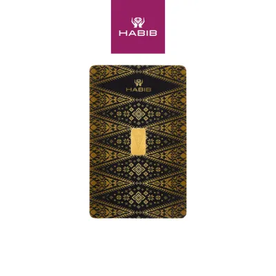 HABIB 3g Bundle (1g x 3pcs) 999.9 Gold Bar Manufactured By LBMA Goods Delivery Refiner