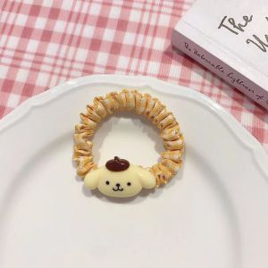 TUmama Dễ Thương Kawaii nhân vật scrunchie dây buộc tóc với vải mềm và thiết kế đáng yêu cho trẻ em gái và phụ nữ