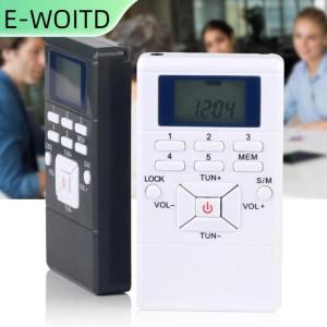 【E-WOITD】 เครื่องรับวอล์คแมนวิทยุวิทยุพกพาขนาดเล็กพร้อมหูฟัง