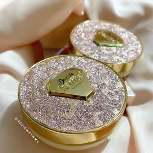 Phấn nền trang điểm 2 tầng nền nịn Karite Dazzle kèm gương và mút