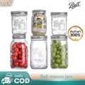 XEX Ball mason jars โหลแก้ว โหลแก้วสูญญากาศ glass sealed jar โหลแก้วมีฝาปิด Container for Canning, Preserving, Meal Prep, Oats, Jam, Jelly ขนาดต่างๆ. 