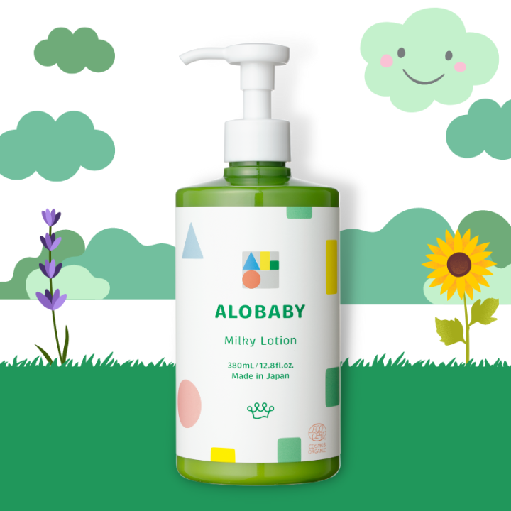 ALOBABY【Official】BIG Milky Lotion 380ml [Made-in-Japan