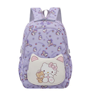 D1-3645 / 46CM KITTY DESIGN Korea Backpack High Quality Beg Sekolah / School Bag / Beg Galas / Laptop / College